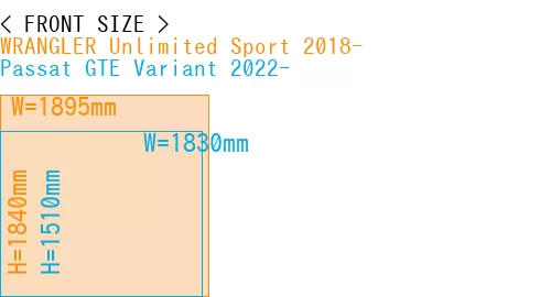 #WRANGLER Unlimited Sport 2018- + Passat GTE Variant 2022-